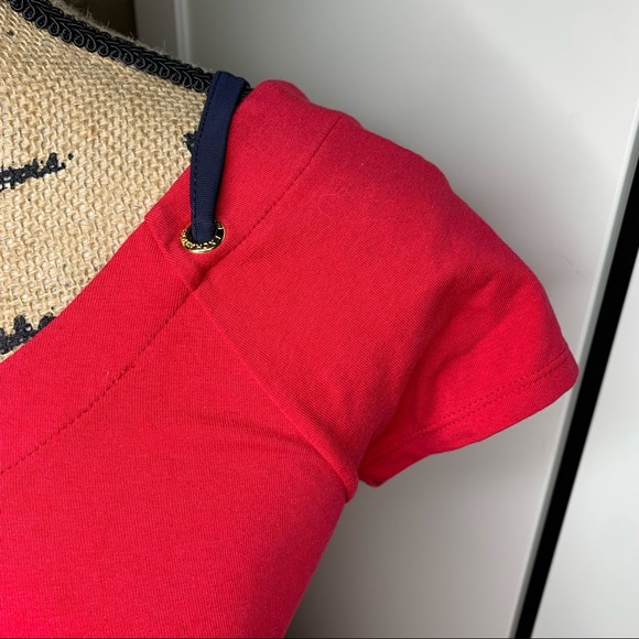 Armani Exchange Strap Cap Sleeved T-Shirt - Picture 3 of 13